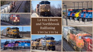 La Fox, Elburn and Northbrook Railfanning (ft: WFRX ,Horn Shows and more!) 3/10/24 and 3/11/24