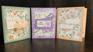 💜Beautiful Tri-Fold Cards!💜