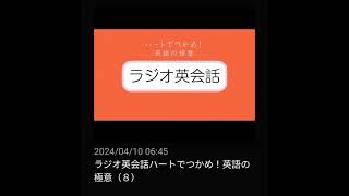 #8 NHKラジオ英会話～ハートでつかめ！英語の極意～ 2024