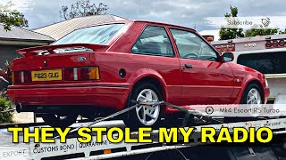 Series 2 RS turbo in Australia Already a victim of theft Ford Escort