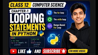 Class-12| Computer Science| Chapter -1| Looping Statements In Python (@EnhanceCodeLearning