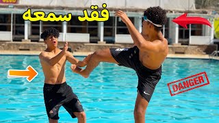 ولد فقد سمعه في حمام السباحة فماذا فعل صديقه ؟