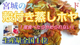 【生産量全国１位】宮城のスーパーフード殻付き蒸しホヤ