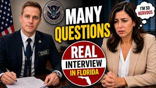 REAL US Citizenship Interview 2026 - USCIS Officer Asked Her MANY Questions & She Thought She ....