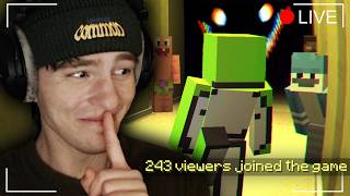 Minecraft Backrooms but my viewers found my world