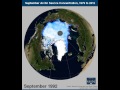 Arctic Sea Ice Minimum Animation, 1979-2012