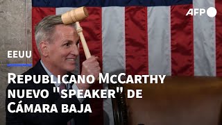 Republicano McCarthy consigue la presidencia de la Cámara de Representantes de EEUU | AFP