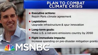 How Beto O’Rourke's Climate Plan Compares To The Green New Deal | Velshi \u0026 Ruhle | MSNBC