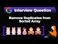 Remove Duplicates from Sorted Array | Leetcode 26 | Python | Ruby