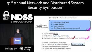 NDSS 2024 - AAKA: An Anti-Tracking Cellular Authentication Scheme Leveraging Anonymous Credentials