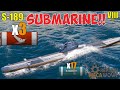 SUBMARINE S-189 3 Kills & 176k Damage | World of Warships Gameplay