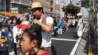 八王子まつり　令和元年　上地区　山車巡行　八幡上町　2019/8/4 Hachioji festival 10