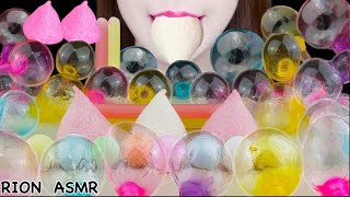 【ASMR】【風船キャンディの作り方】風船キャンディパーティー🎈　NIK-L-NIPワックスキャンディ,ユニコーンマシュマロ,ラムネ