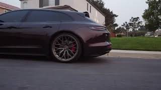 A little preview of my Panamera Sport Turismo GTS lowered on 22\