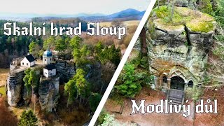 Skalní hrad Sloup - Modlivý důl - Zákupy