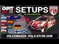 Volkswagen Polo GTI R5 | TT SETUPS V3 | 13 Locations | DiRT Rally 2.0