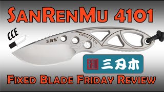 Fixed-Blade Friday Review of the Sanrenmu 4101 - Mini Neck-knife