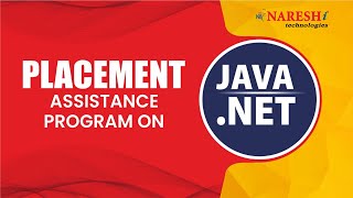 Placement Assistance Program on Full Stack JAVA \u0026 .NET | Naresh IT