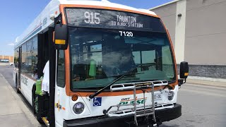 New Bus! DRT 2021-2022 Novabus LFS 'PULSE' Ride Video on 7120 on route  915 Taunton