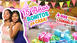 15 AÑOS Bonitos en CASA 💕 ¡Poco TIEMPO, Poco PRESUPUESTO! ¿LO LOGRÉ? | Conny Merlin