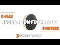 K-FLEX K45972 | Insulation Foam Tape 3mm x 48mm x 9m | Adhesive