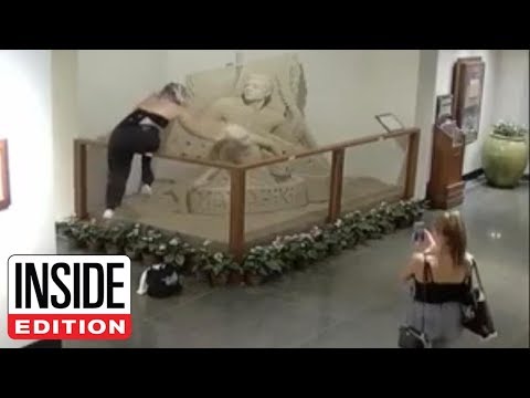 Teen Caught On Camera Destroying Sand Sculpture At Iconic Hawaii Hotel