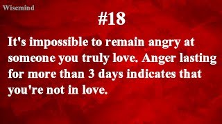 42 Amazing Psychological facts on love