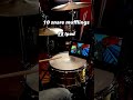 10 snare muffling