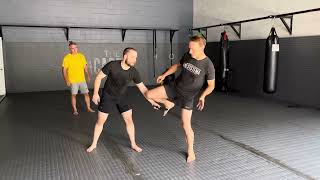 Knee work for knife fighting -Systema Martin Wheeler