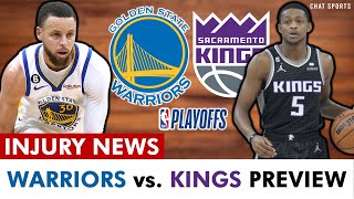 Warriors vs. Kings NBA Play-In Preview & Predictions + Steph Curry Injury News | 2024 NBA Playoffs