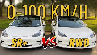 2021 vs 2022 Tesla Model 3: Acceleration Speed Test (0-100km/h)