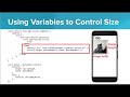Mobile Apps: Using 'Dimensions'