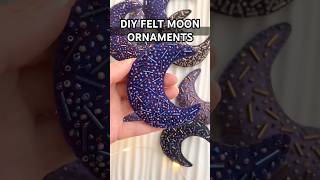 DIY Felt Tree Ornaments - Make Your Own “Pattern” (More on the Blog) #diychristmasornament