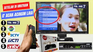CARA MENGURUTKAN SIARAN TV DI SET TOP BOX COLOR