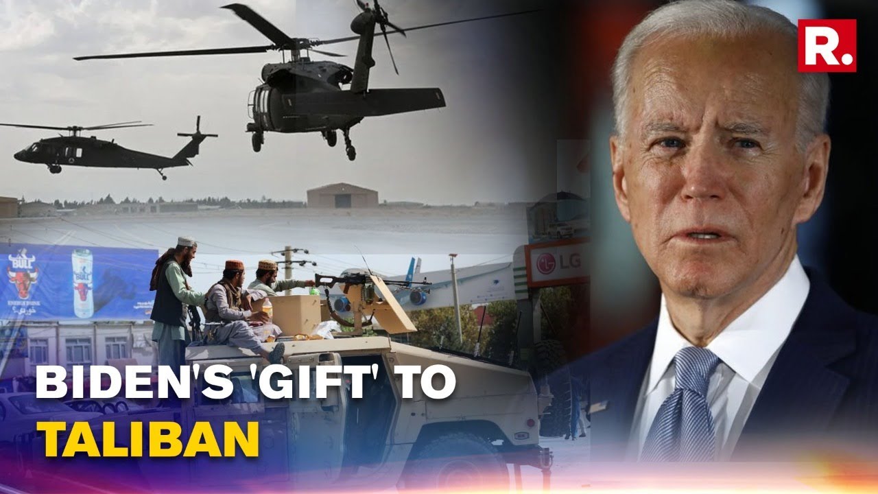 Watch How Joe Biden Armed Taliban With American Arsenal | Afghanistan ...