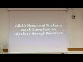 introduction to islamic creed aqidah 2 part1 of 2 shaykh talal al azem