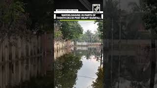 TN: Waterlogging witnessed in several parts of Thoothukudi following heavy rainfall