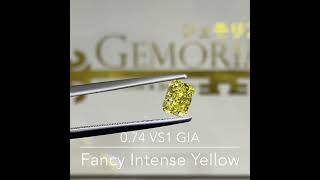 #เพชรสี 💎 #FancyYellowDiamond 💛 #เพชรสีเหลืองแฟนซี #เพชรสีแฟนซี ไฟเต็มเม็ด สีเข้มสด #ใบเซอร์GIA 😀