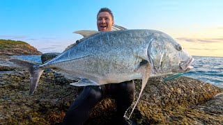 Solo fishing on Indonesian Island