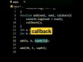 callback | javascript tutorial #shorts #html #javascript