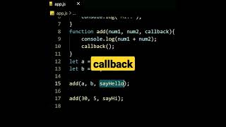 callback | javascript tutorial #shorts #html #javascript
