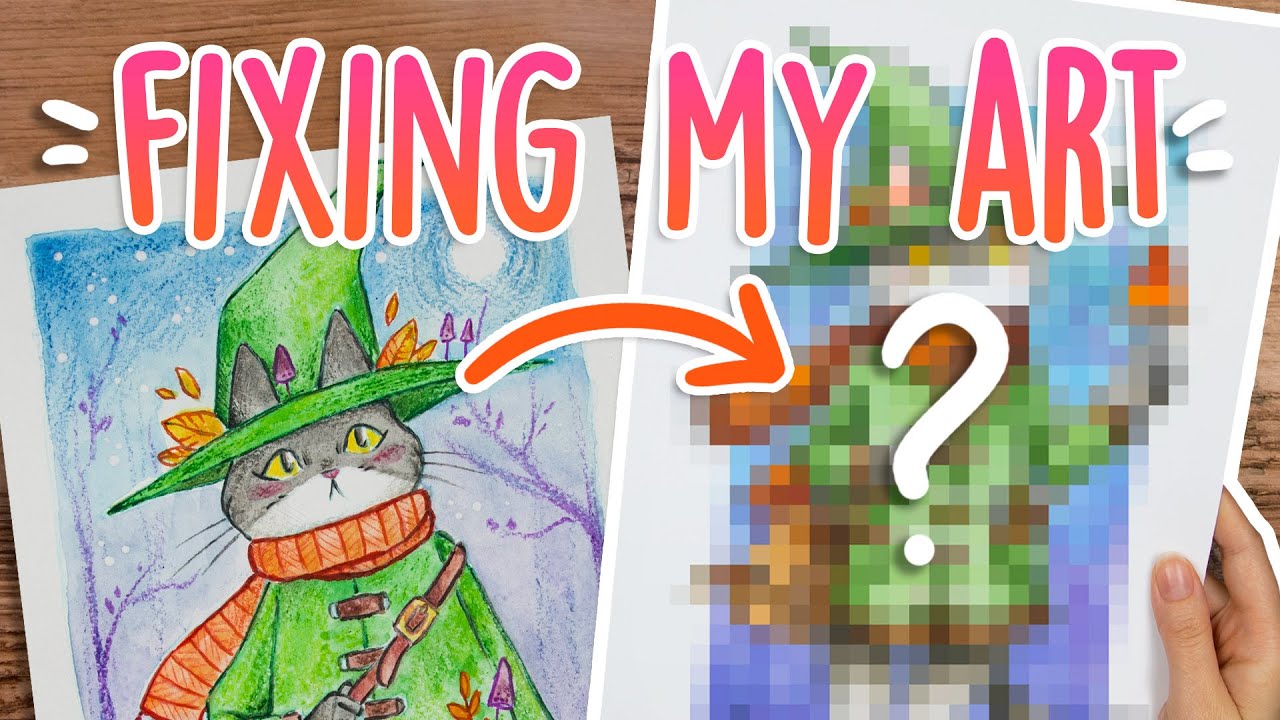 Can I Fix My Old Art Redrawing My Art And Trying To Make It Look
