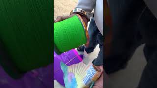 Unboxing। Monofil Gattu Green Colour ,💚#kite #kitelifestyle #kitelife