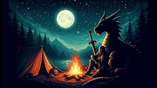 Alone With Your Dragon And A Campfire For 24 Hours (Medieval Lofi)