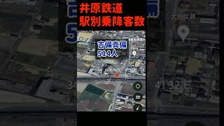 【井原鉄道】駅別乗降客数2022その1