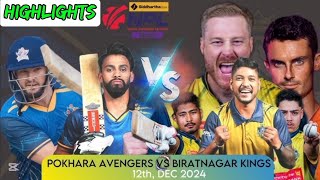 Biratnagar Kings VS Pokhara Avengers Highlights | FULL HIGHLIGHTS | TODAY HIGHLIGHTS | NPL 2024