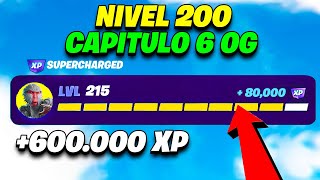 [MAPA de XP] Como *SUBIR RAPIDO DE NIVEL* en FORTNITE *BUG de EXPERIENCIA* Capítulo 6 Temporada 1 OG