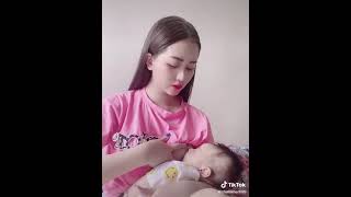 Breastfeeding with love 🥰 new (ការបំបៅដោះកូនដោយទឹកដោះម្តាយ)#13