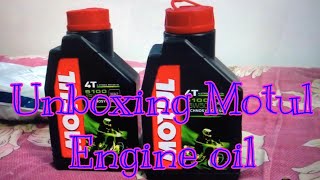 Unboxing Motul Engine Oil || আনবক্সিং মটুল ইঞ্জিন ওয়েল || Mannol Motor Flush 9900 engine flush ||