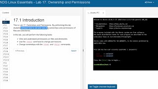 Intro to Linux | Cisco Lab17 | Ownerships and Permissions